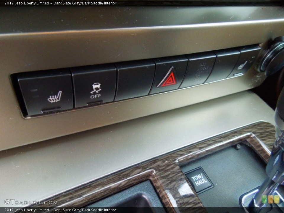 Dark Slate Gray/Dark Saddle Interior Controls for the 2012 Jeep Liberty Limited #74655828