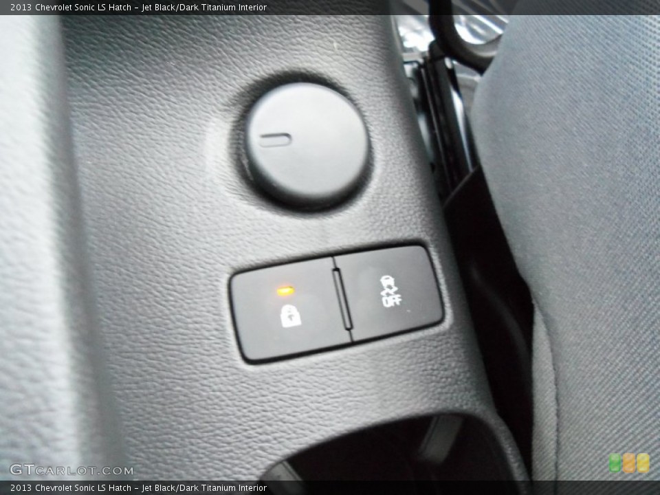 Jet Black/Dark Titanium Interior Controls for the 2013 Chevrolet Sonic LS Hatch #74656891