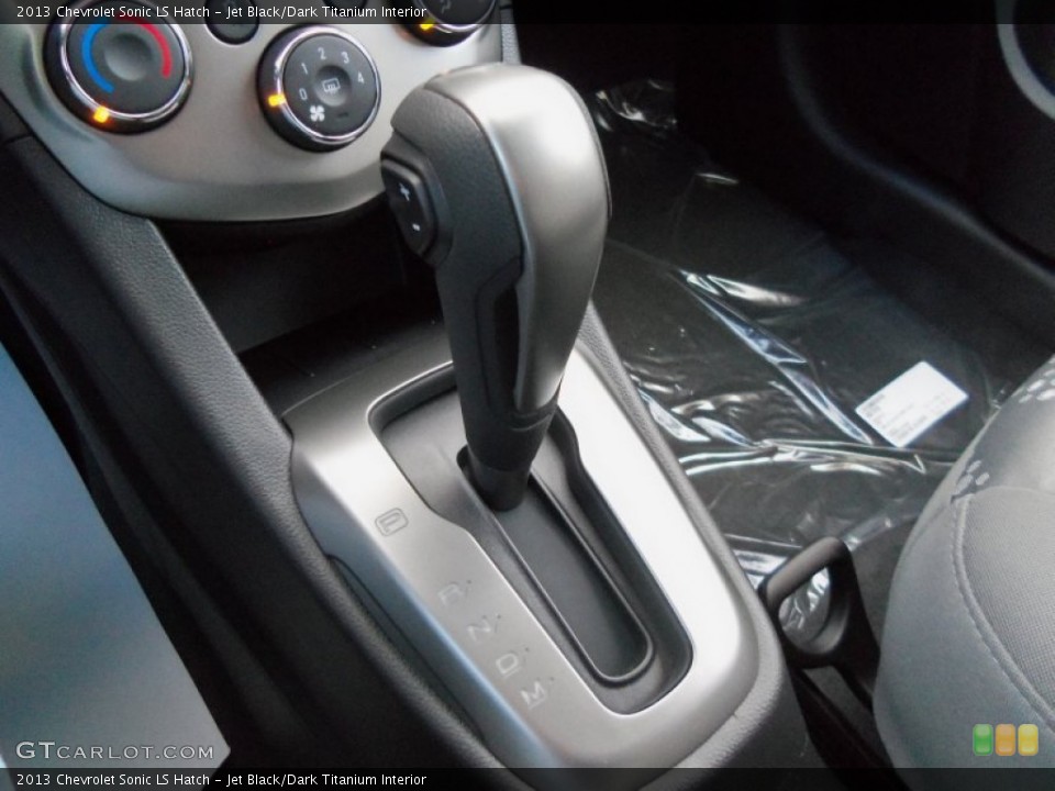 Jet Black/Dark Titanium Interior Transmission for the 2013 Chevrolet Sonic LS Hatch #74656914