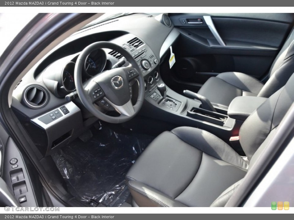 Black Interior Photo for the 2012 Mazda MAZDA3 i Grand Touring 4 Door #74657355