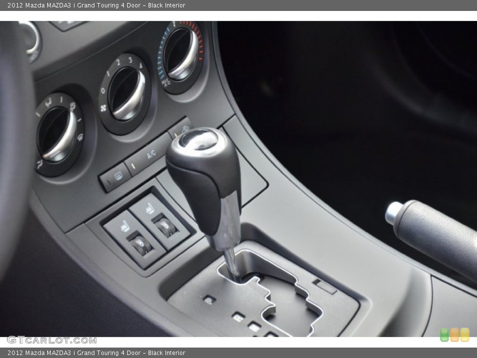 Black Interior Transmission for the 2012 Mazda MAZDA3 i Grand Touring 4 Door #74657376