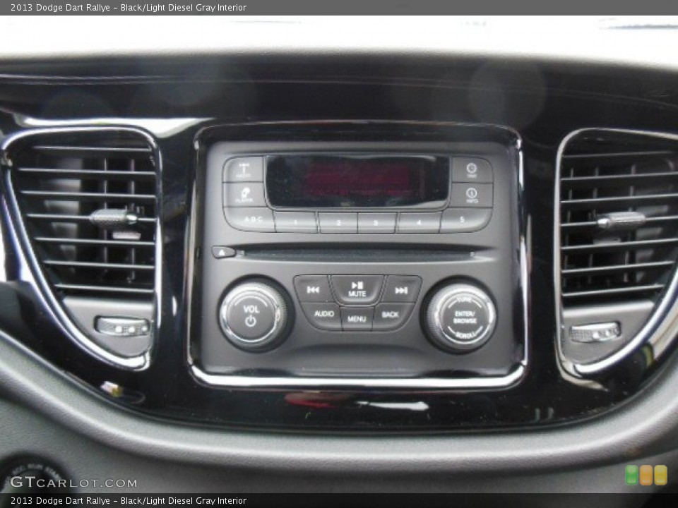 Black/Light Diesel Gray Interior Controls for the 2013 Dodge Dart Rallye #74658744