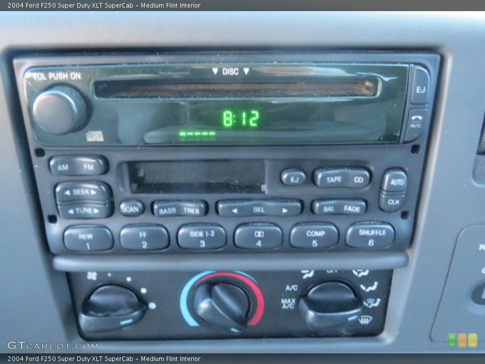 Medium Flint Interior Audio System for the 2004 Ford F250 Super Duty XLT SuperCab #74659122