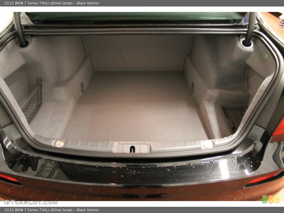 Black Interior Trunk for the 2013 BMW 7 Series 740Li xDrive Sedan #74661489