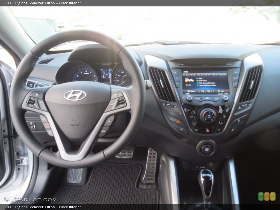 Black Interior Dashboard for the 2013 Hyundai Veloster Turbo #74661948