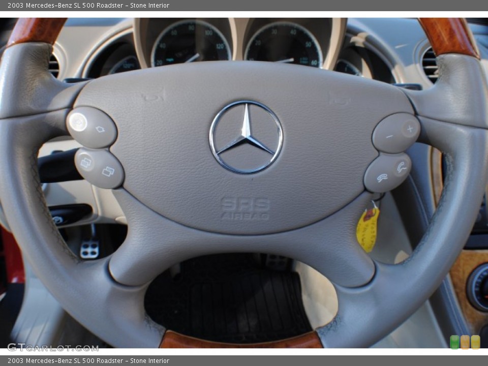 Stone Interior Controls for the 2003 Mercedes-Benz SL 500 Roadster #74662660