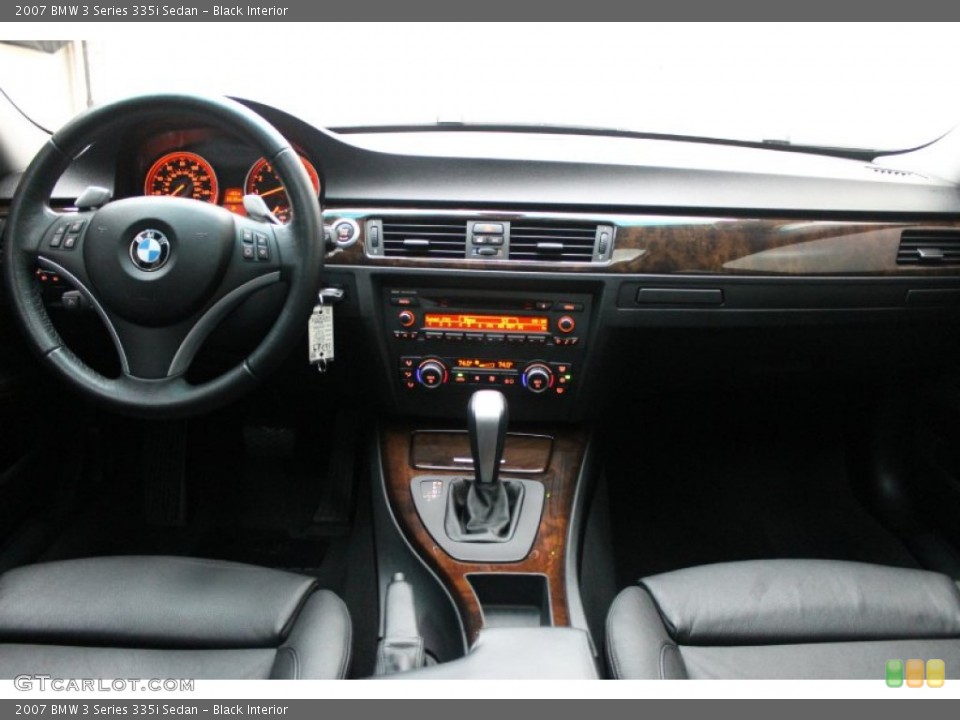 Black Interior Dashboard for the 2007 BMW 3 Series 335i Sedan #74663572