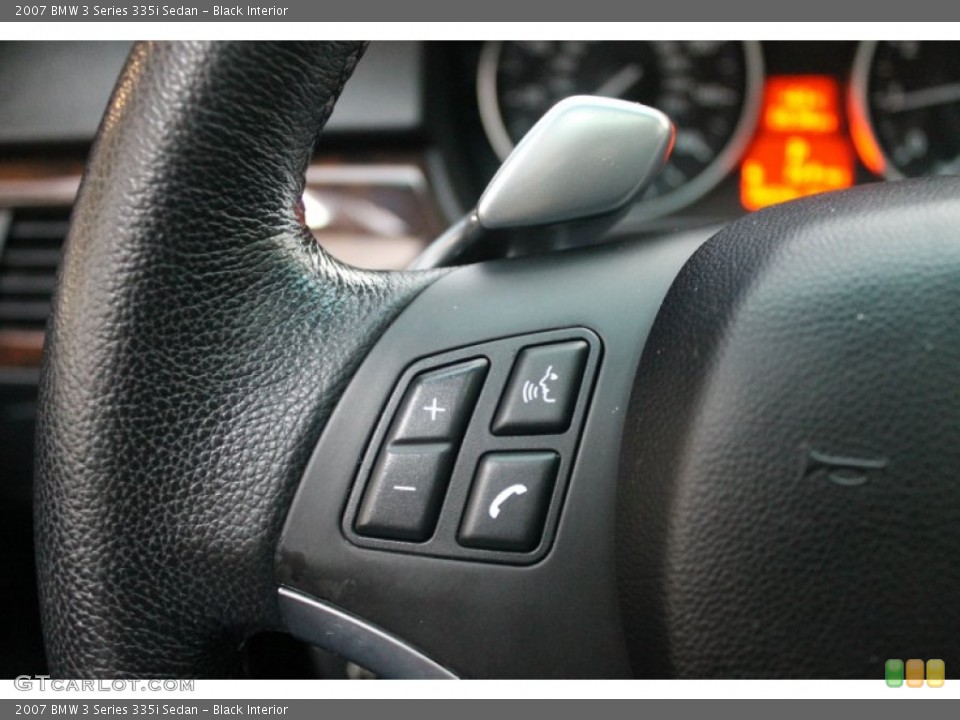 Black Interior Controls for the 2007 BMW 3 Series 335i Sedan #74663787