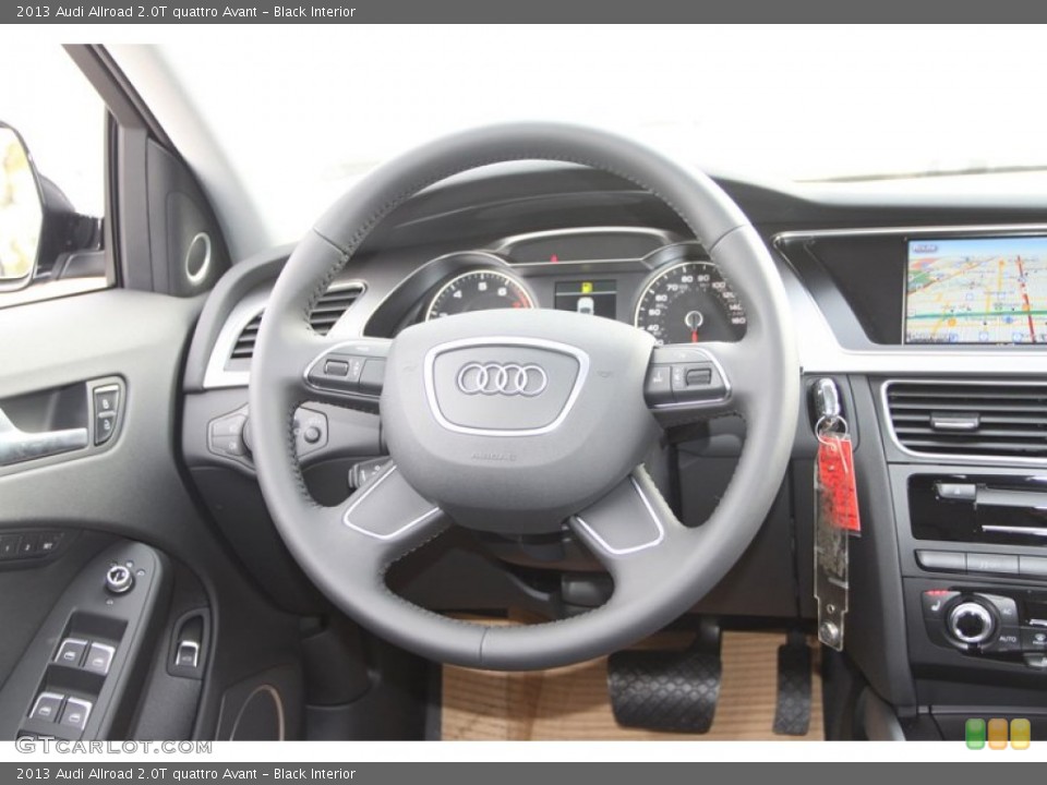 Black Interior Steering Wheel for the 2013 Audi Allroad 2.0T quattro Avant #74664162