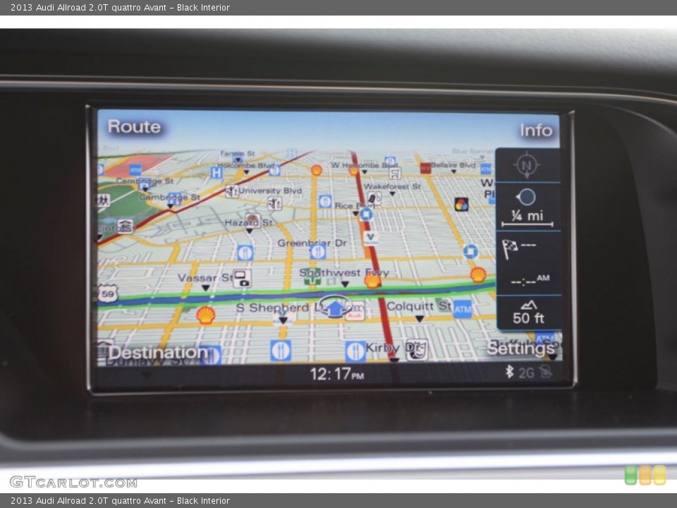 Black Interior Navigation for the 2013 Audi Allroad 2.0T quattro Avant #74664182