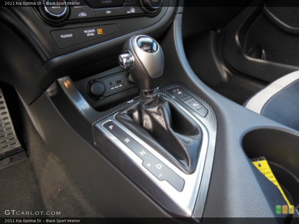 Black Sport Interior Transmission for the 2011 Kia Optima SX #74664421