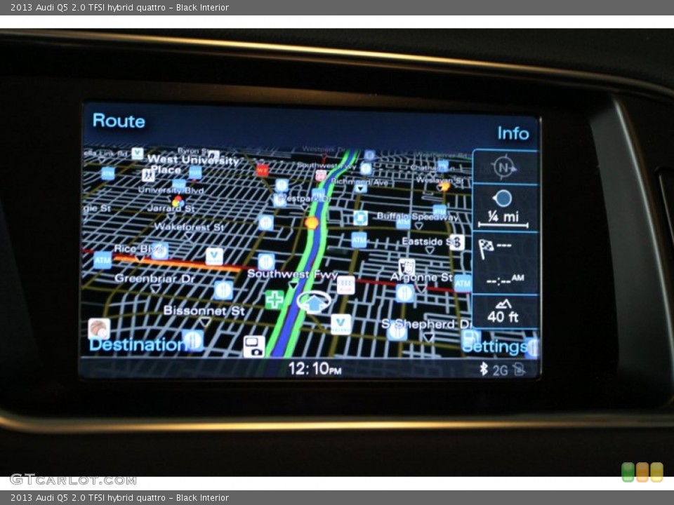 Black Interior Navigation for the 2013 Audi Q5 2.0 TFSI hybrid quattro #74665528