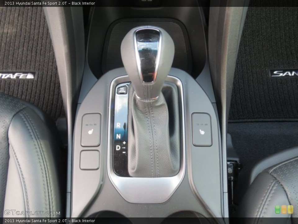 Black Interior Transmission for the 2013 Hyundai Santa Fe Sport 2.0T #74665792