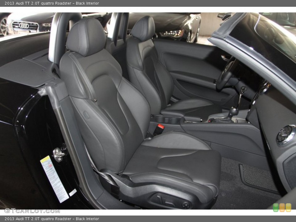 Black Interior Front Seat for the 2013 Audi TT 2.0T quattro Roadster #74666286