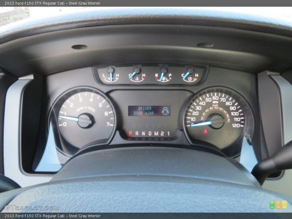 Steel Gray Interior Gauges for the 2013 Ford F150 STX Regular Cab #74668222