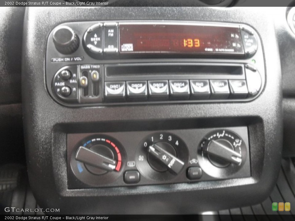 Black/Light Gray Interior Audio System for the 2002 Dodge Stratus R/T Coupe #74668920