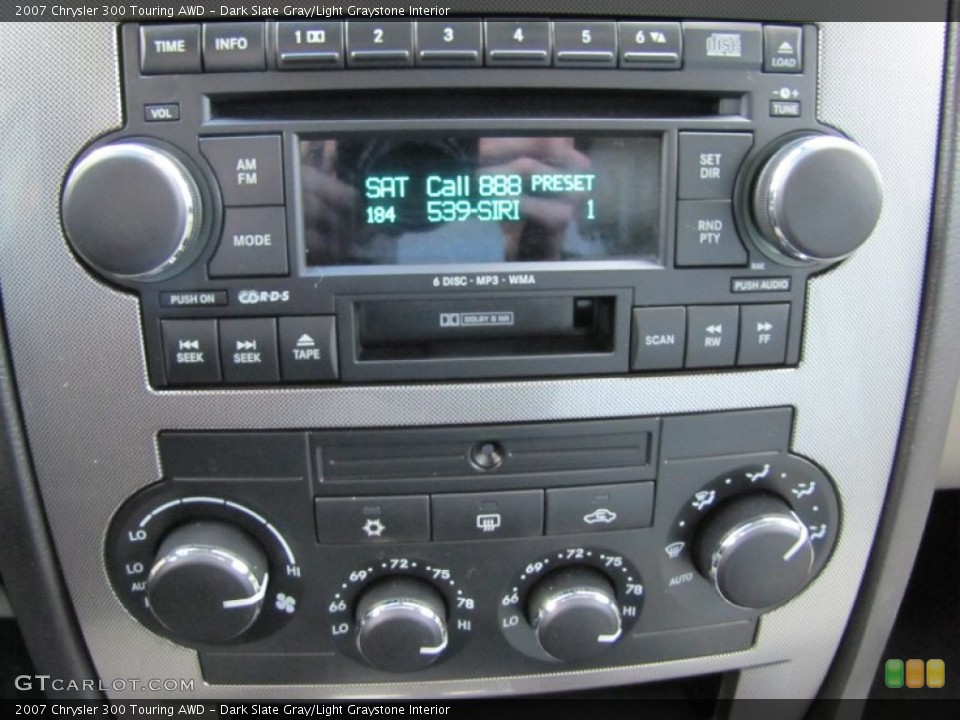 Dark Slate Gray/Light Graystone Interior Audio System for the 2007 Chrysler 300 Touring AWD #74671440