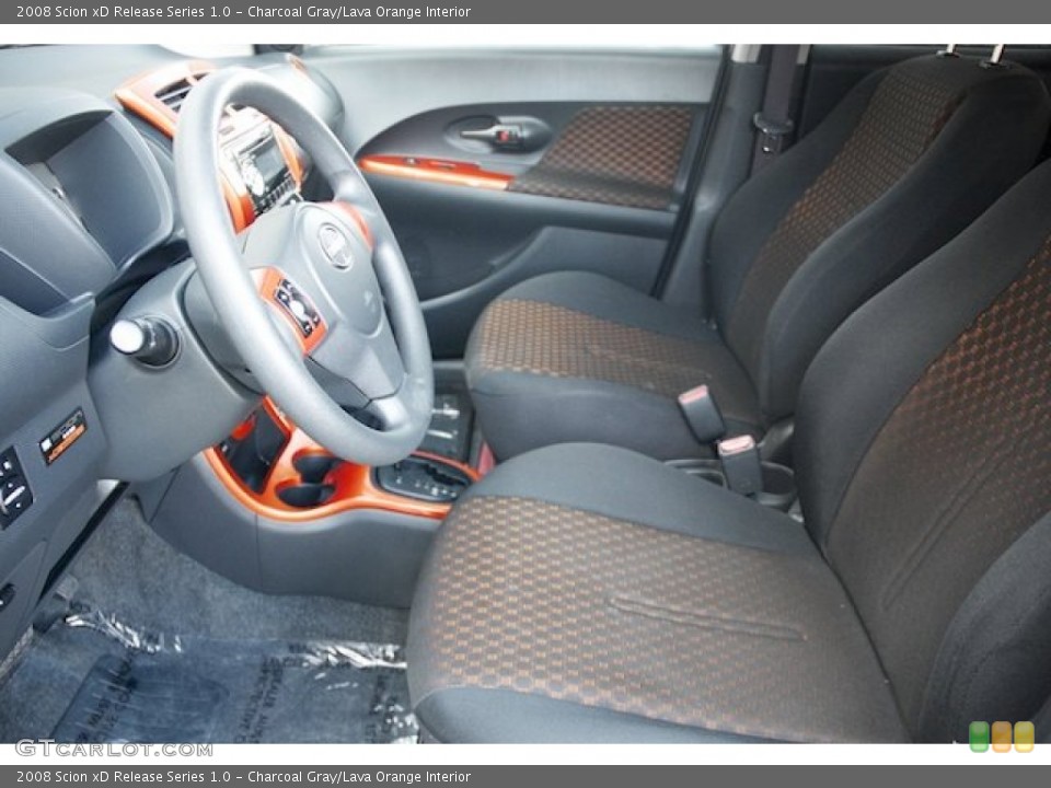Charcoal Gray/Lava Orange Interior Photo for the 2008 Scion xD Release Series 1.0 #74676843