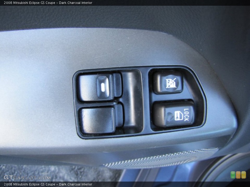 Dark Charcoal Interior Controls for the 2008 Mitsubishi Eclipse GS Coupe #74677579