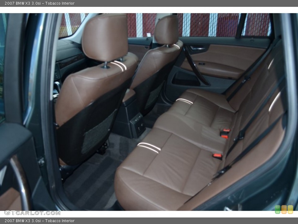 Tobacco Interior Rear Seat for the 2007 BMW X3 3.0si #74679024