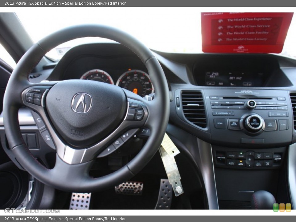 Special Edition Ebony/Red Interior Dashboard for the 2013 Acura TSX Special Edition #74679030