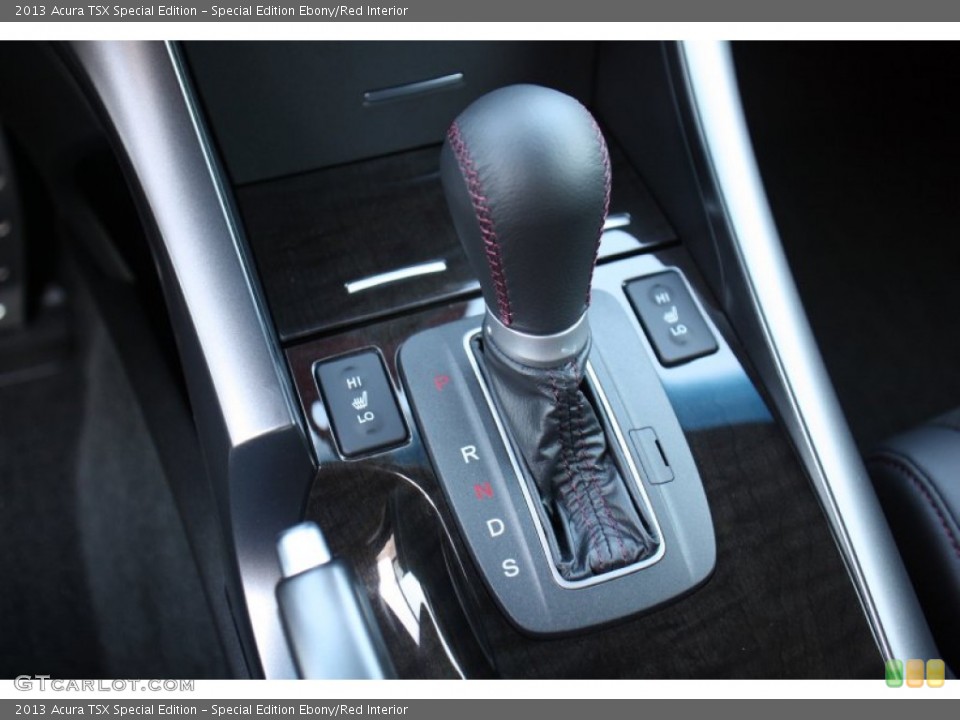 Special Edition Ebony/Red Interior Transmission for the 2013 Acura TSX Special Edition #74679087