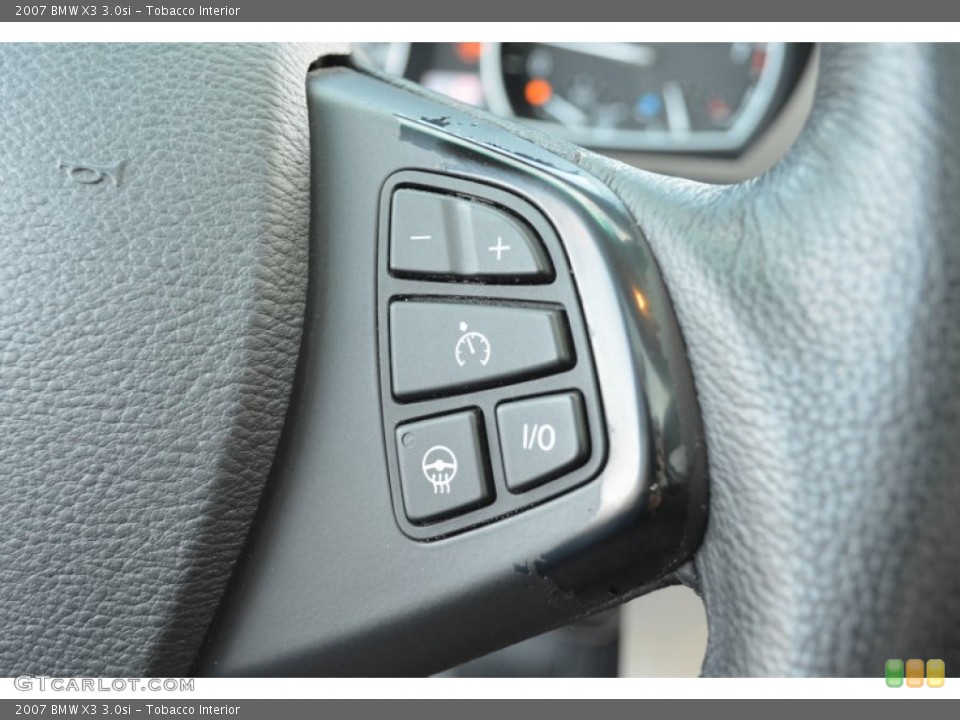 Tobacco Interior Controls for the 2007 BMW X3 3.0si #74679162