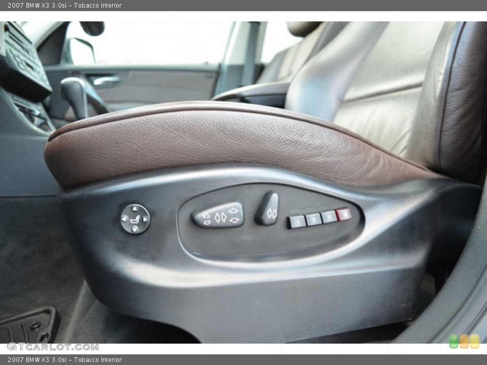 Tobacco Interior Controls for the 2007 BMW X3 3.0si #74679249