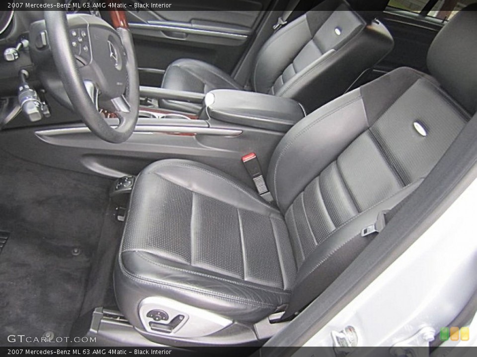 Black Interior Photo for the 2007 Mercedes-Benz ML 63 AMG 4Matic #74682675
