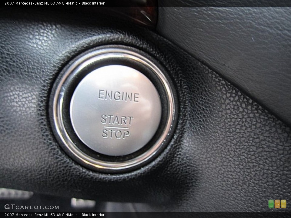 Black Interior Controls for the 2007 Mercedes-Benz ML 63 AMG 4Matic #74682714