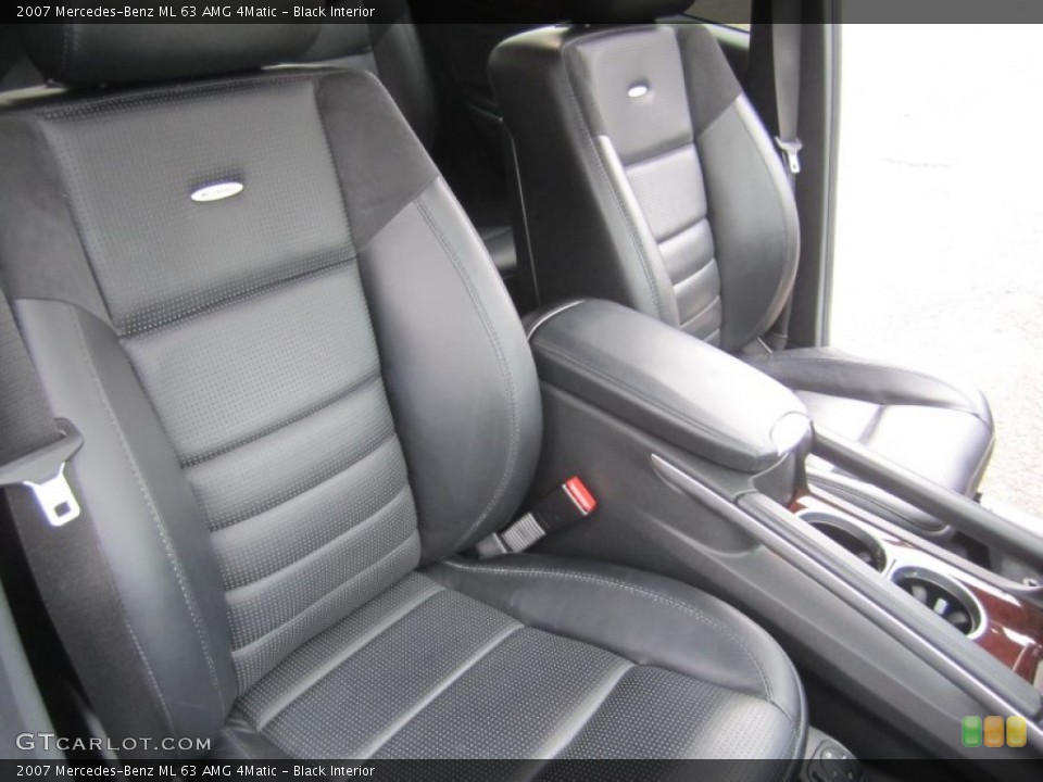 Black Interior Front Seat for the 2007 Mercedes-Benz ML 63 AMG 4Matic #74682798