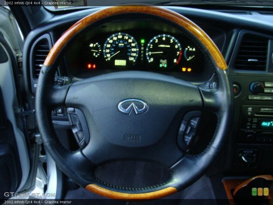 Graphite Interior Steering Wheel for the 2002 Infiniti QX4 4x4 #74686884