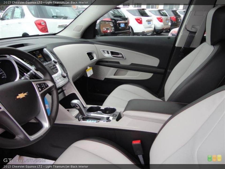 Light Titanium/Jet Black Interior Front Seat for the 2013 Chevrolet Equinox LTZ #74689683