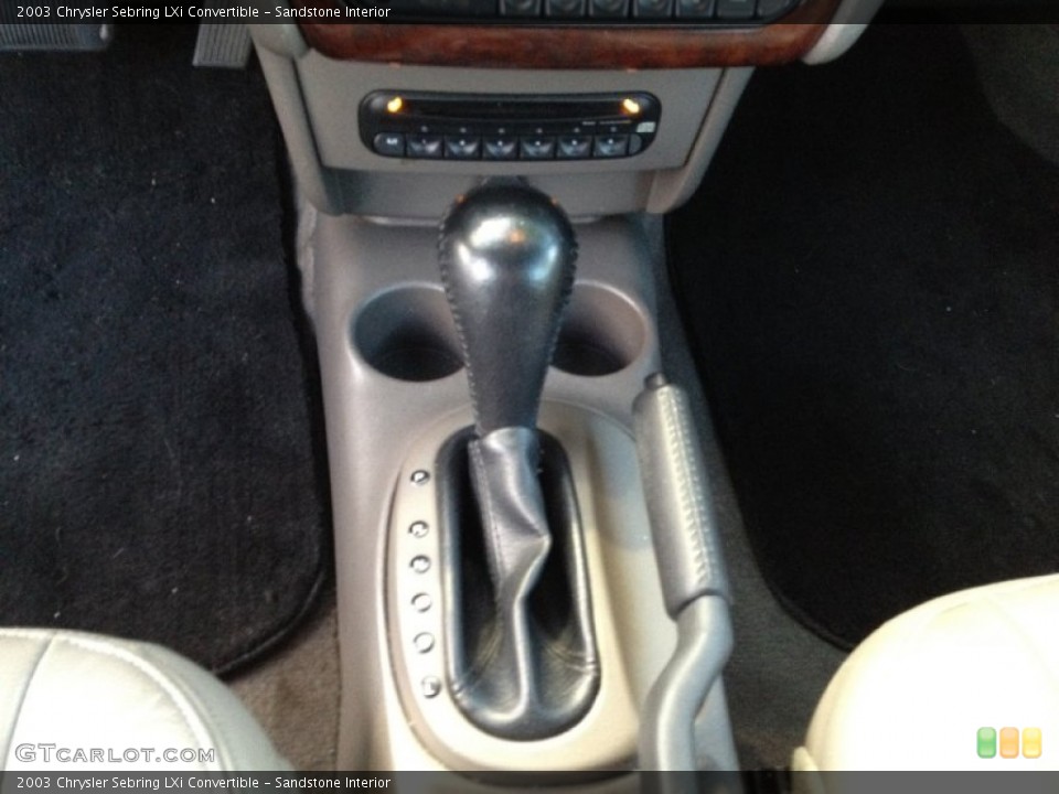 Sandstone Interior Transmission for the 2003 Chrysler Sebring LXi Convertible #74692132