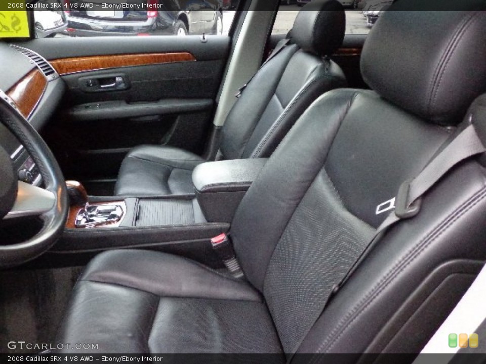 Ebony/Ebony Interior Front Seat for the 2008 Cadillac SRX 4 V8 AWD #74695290