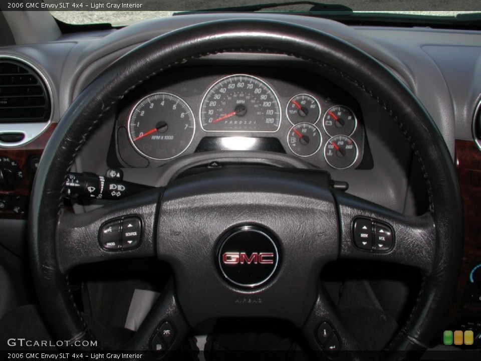 Light Gray Interior Steering Wheel for the 2006 GMC Envoy SLT 4x4 #74696478