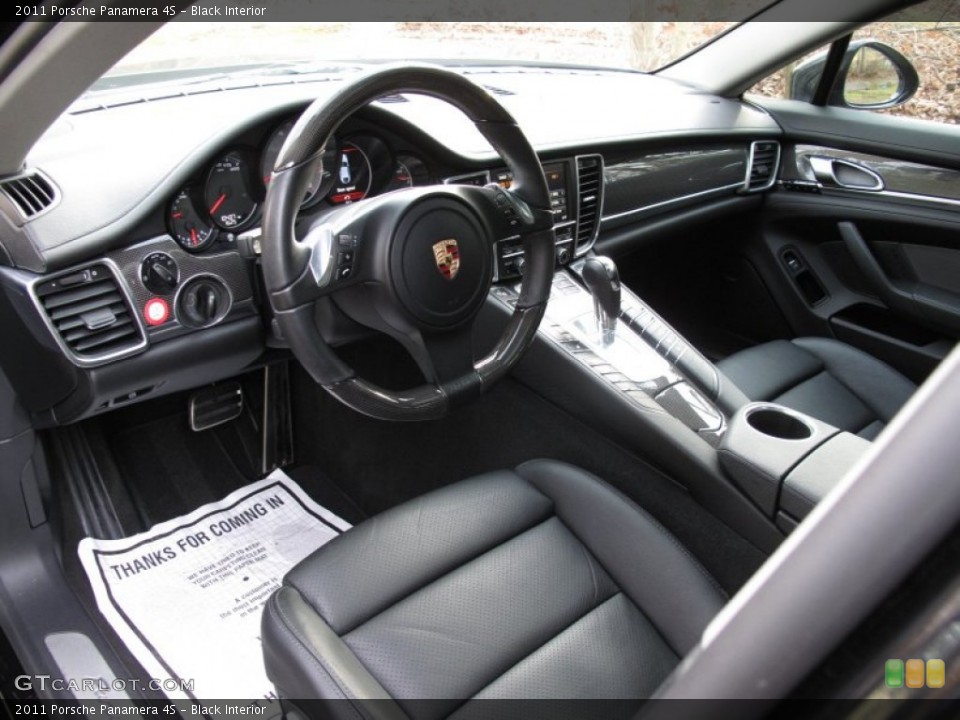 Black Interior Photo for the 2011 Porsche Panamera 4S #74698161