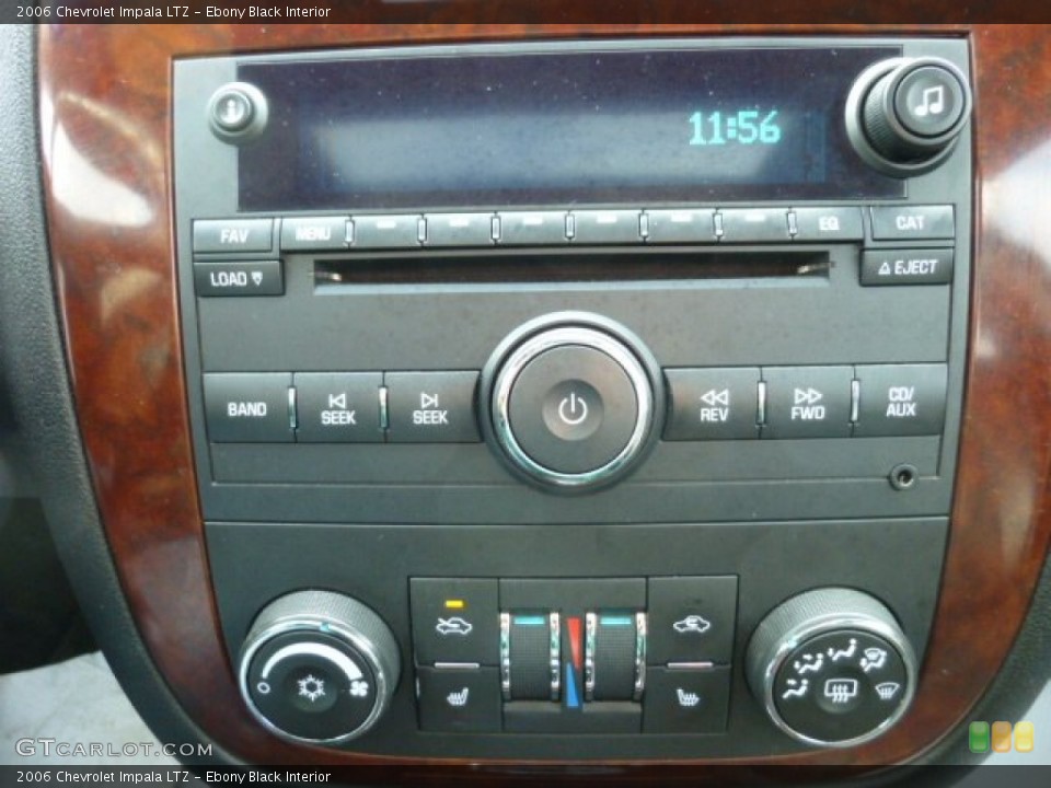 Ebony Black Interior Controls for the 2006 Chevrolet Impala LTZ #74698812