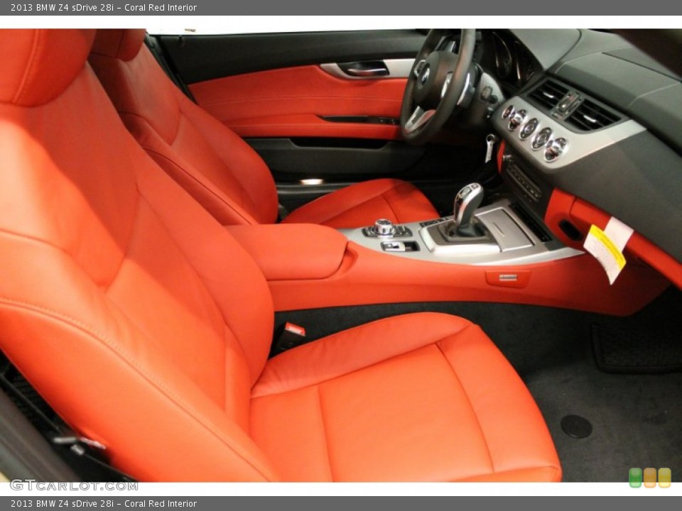 Coral Red Interior Front Seat for the 2013 BMW Z4 sDrive 28i #74699370