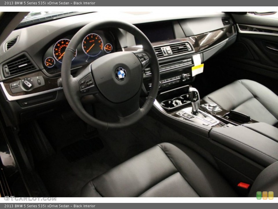 Black Interior Photo for the 2013 BMW 5 Series 535i xDrive Sedan #74699925