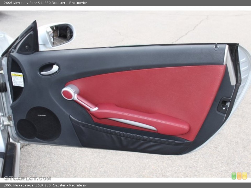 Red Interior Door Panel for the 2006 Mercedes-Benz SLK 280 Roadster #74700082