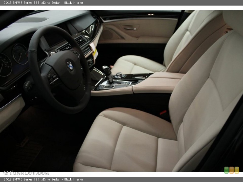 Black Interior Front Seat for the 2013 BMW 5 Series 535i xDrive Sedan #74700265