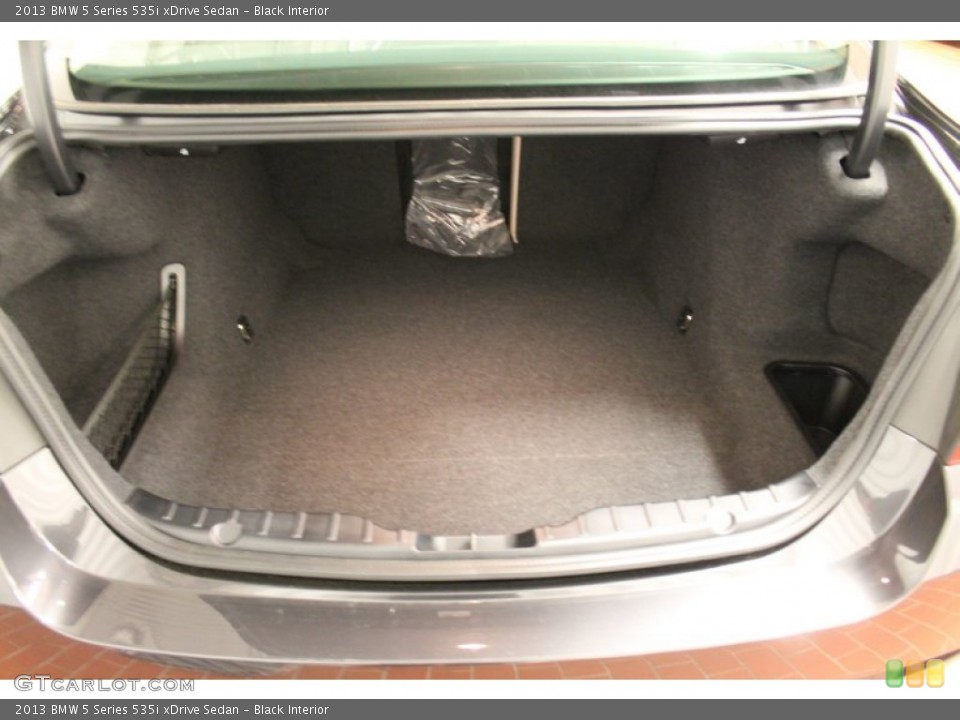 Black Interior Trunk for the 2013 BMW 5 Series 535i xDrive Sedan #74700344