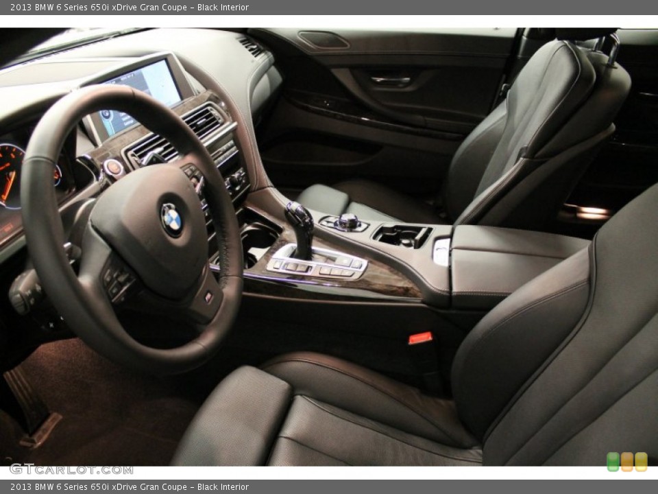 Black Interior Photo for the 2013 BMW 6 Series 650i xDrive Gran Coupe #74700601