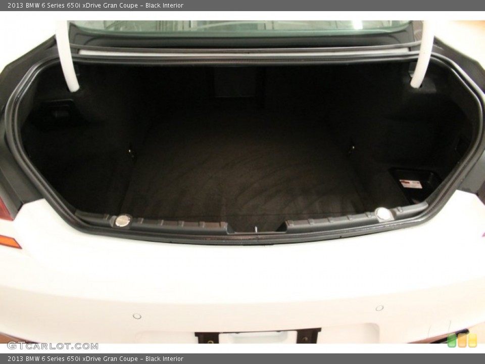 Black Interior Trunk for the 2013 BMW 6 Series 650i xDrive Gran Coupe #74700682