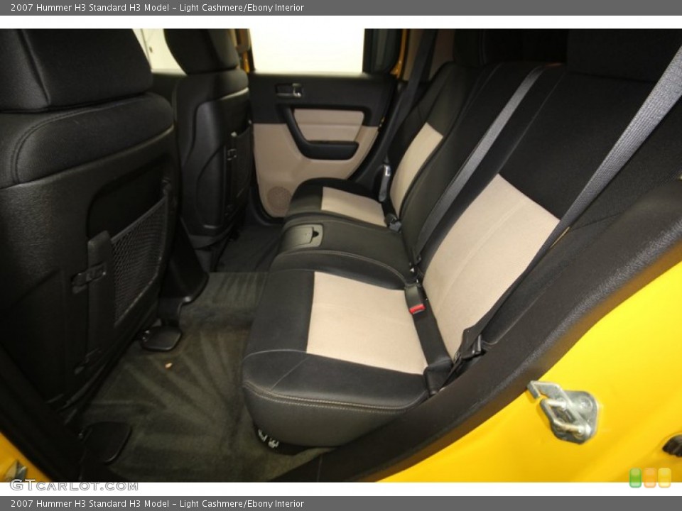 Light Cashmere/Ebony Interior Rear Seat for the 2007 Hummer H3  #74701333
