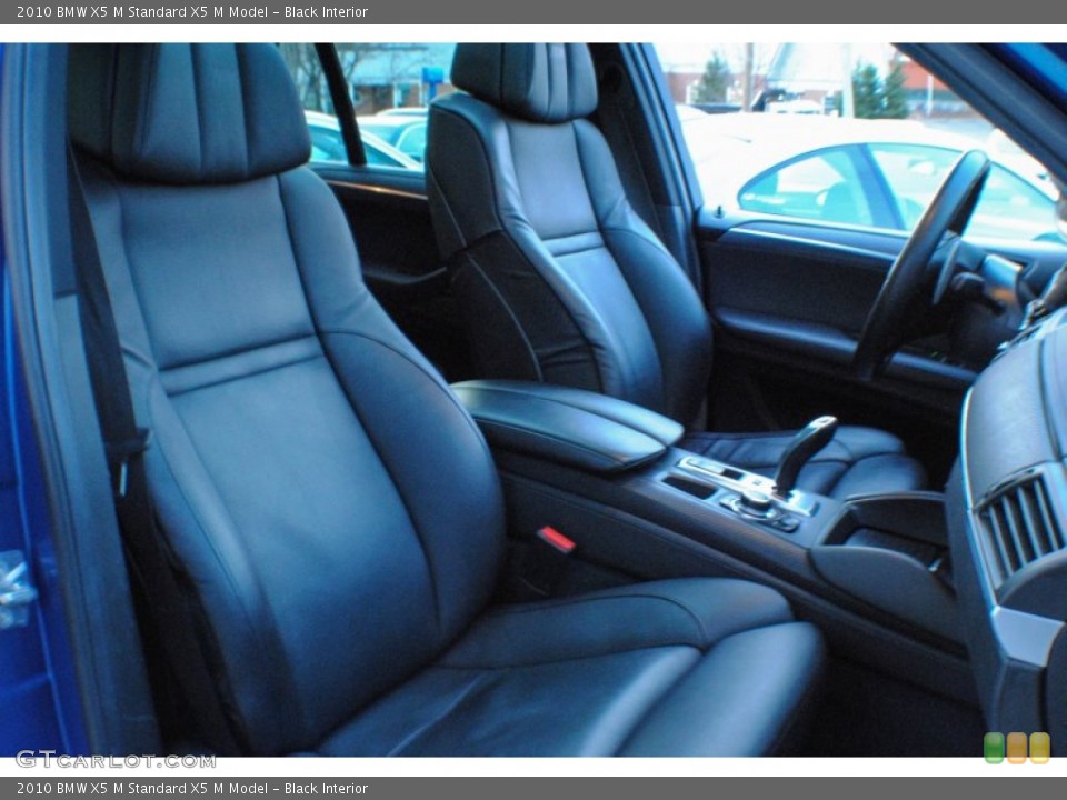 Black Interior Front Seat for the 2010 BMW X5 M  #74701424