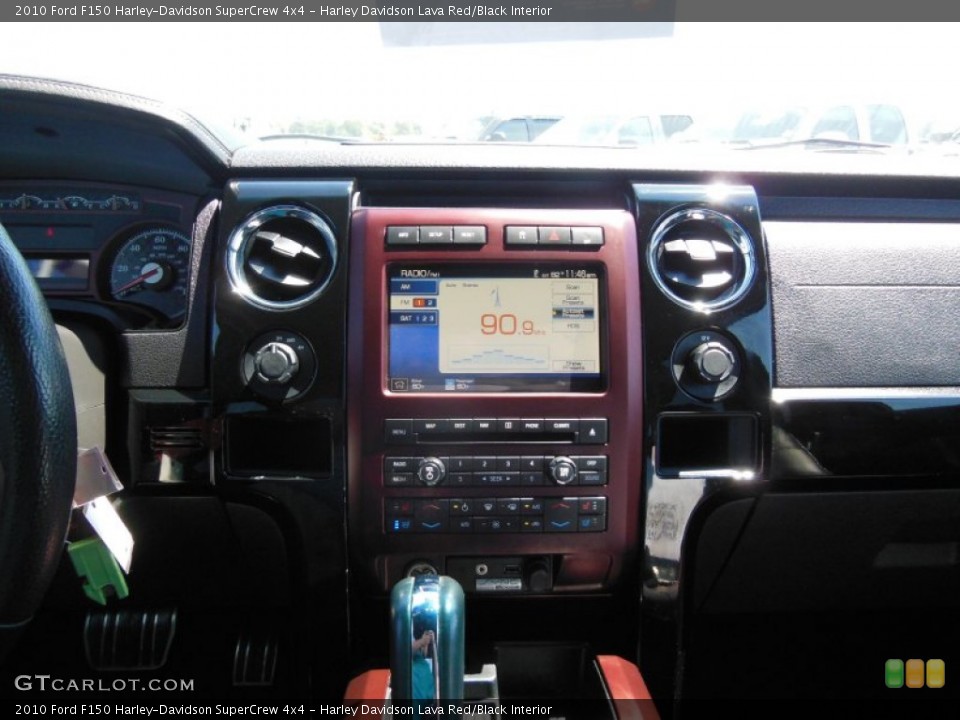 Harley Davidson Lava Red/Black Interior Controls for the 2010 Ford F150 Harley-Davidson SuperCrew 4x4 #74703454
