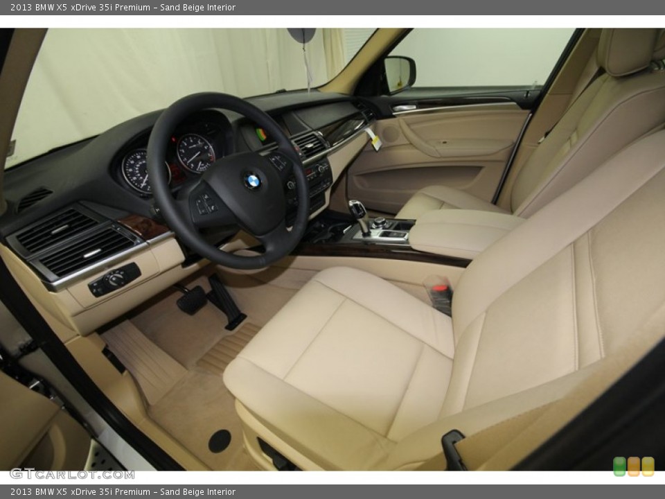 Sand Beige Interior Front Seat for the 2013 BMW X5 xDrive 35i Premium #74703779