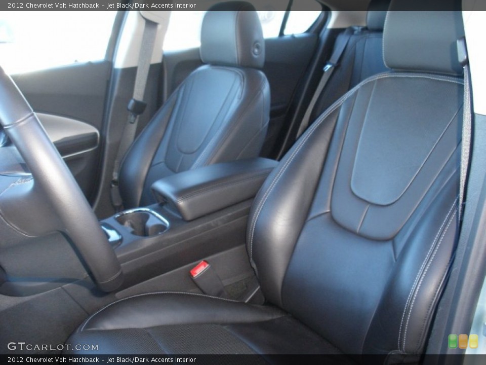 Jet Black/Dark Accents Interior Front Seat for the 2012 Chevrolet Volt Hatchback #74705349